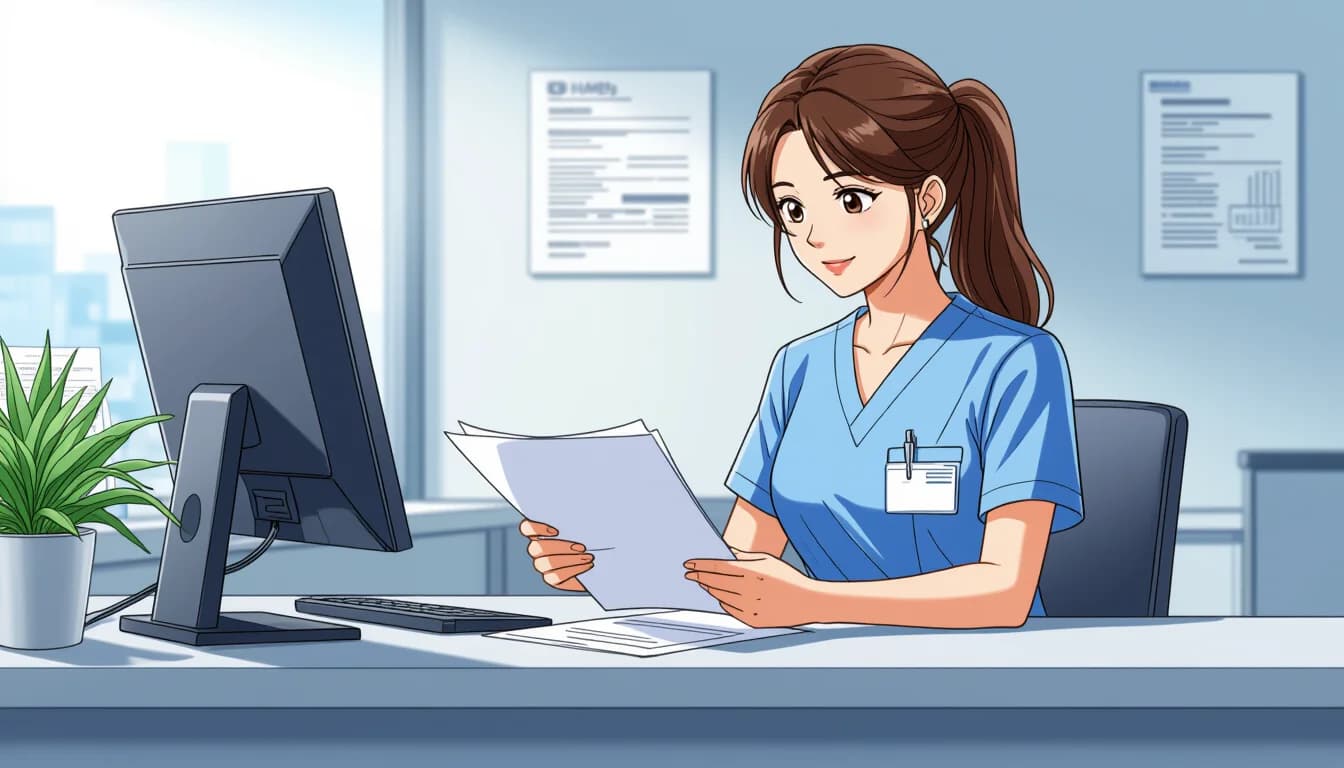 医療事務資格の選び方：4つのポイント - illustration for 医療事務資格の種類と選び方【おすすめ比較】