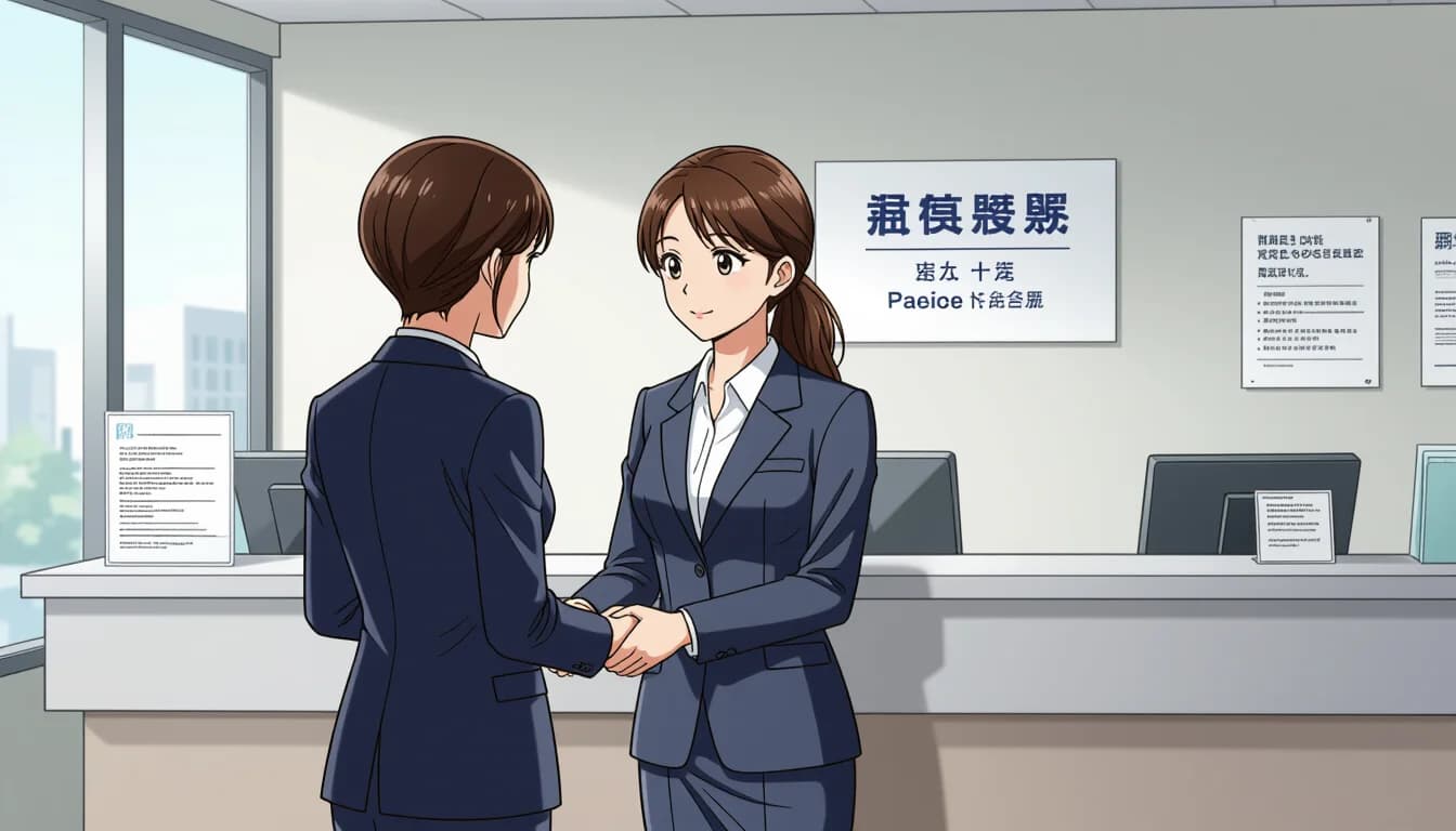 医療事務の面接でよく聞かれる質問15選と回答例 - illustration for 医療事務の面接対策【よくある質問と服装マナー】