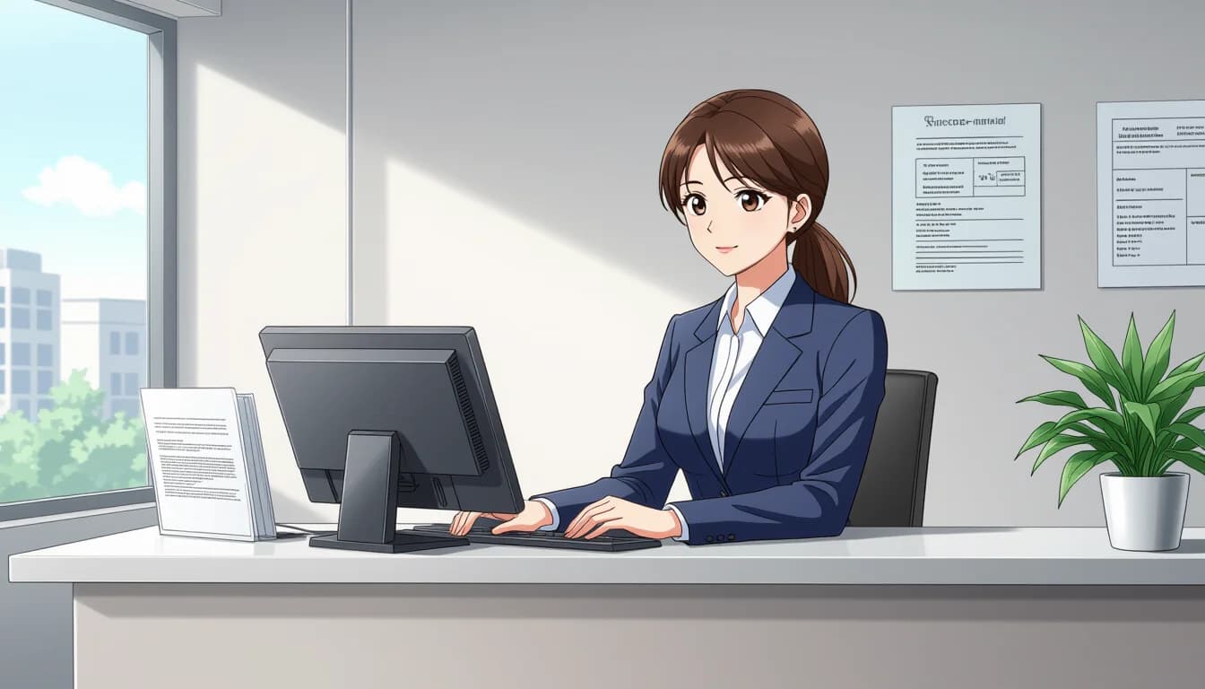 面接当日のマナーと流れ - illustration for 医療事務の面接対策【よくある質問と服装マナー】