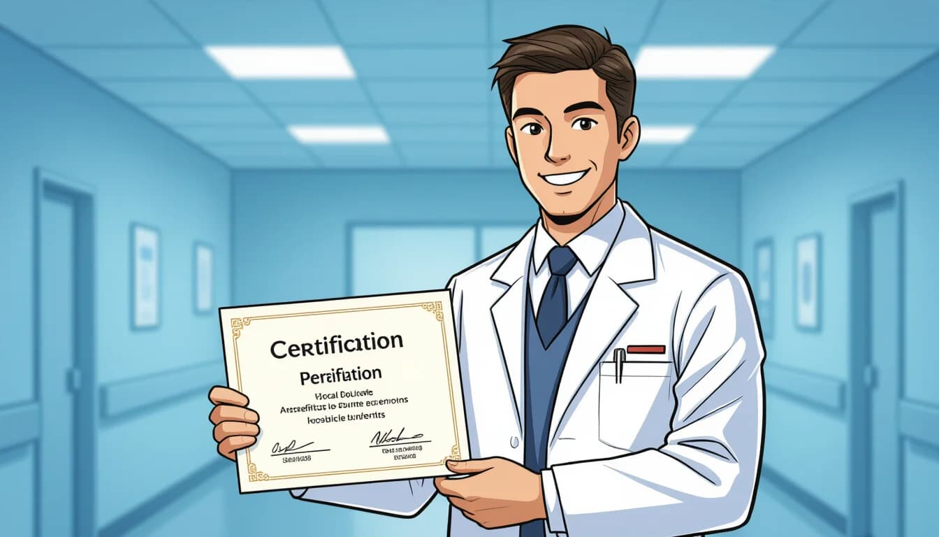 専門医資格の取得要件と流れ - illustration for 専門医資格の取得とキャリアへの活かし方