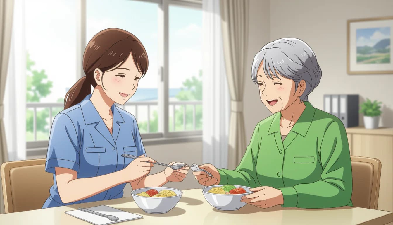 2週目〜1ヶ月の間に取り組むべきスキル習得 - illustration for 未経験者の介護職初日から1ヶ月の乗り越え方