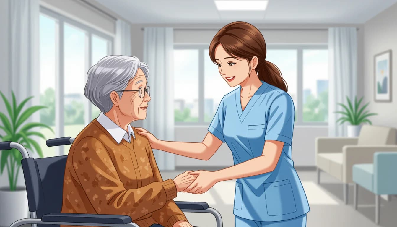 STEP 2：介護資格の種類とおすすめの取得順序 - illustration for 未経験から介護職に転職するための完全ロードマップ