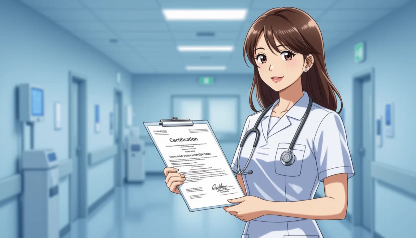 看護師のキャリアアップ成功のための資格取得戦略 - illustration for 看護師のキャリアアップと取るべき専門資格一覧