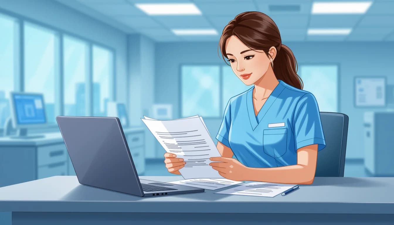 履歴書・職務経歴書の書き方と面接対策 - illustration for 看護師の転職完全ガイド