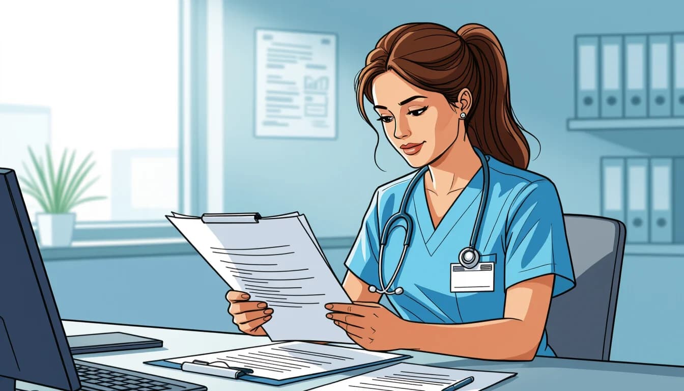 7. 内定後の確認事項を怠らない - illustration for 看護師の転職で失敗しないための7つの注意点