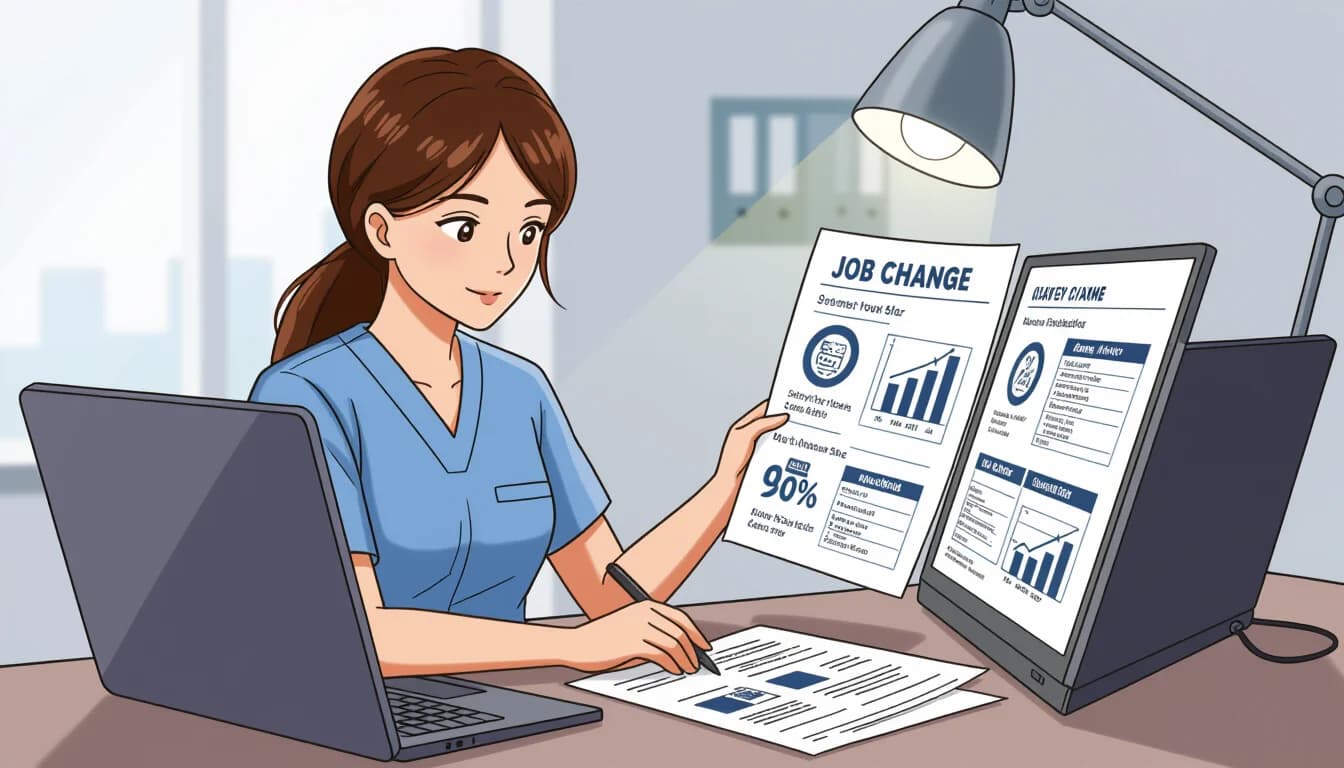 看護師の転職で失敗しないための注意点 - illustration for 看護師におすすめの転職サイト・エージェント比較