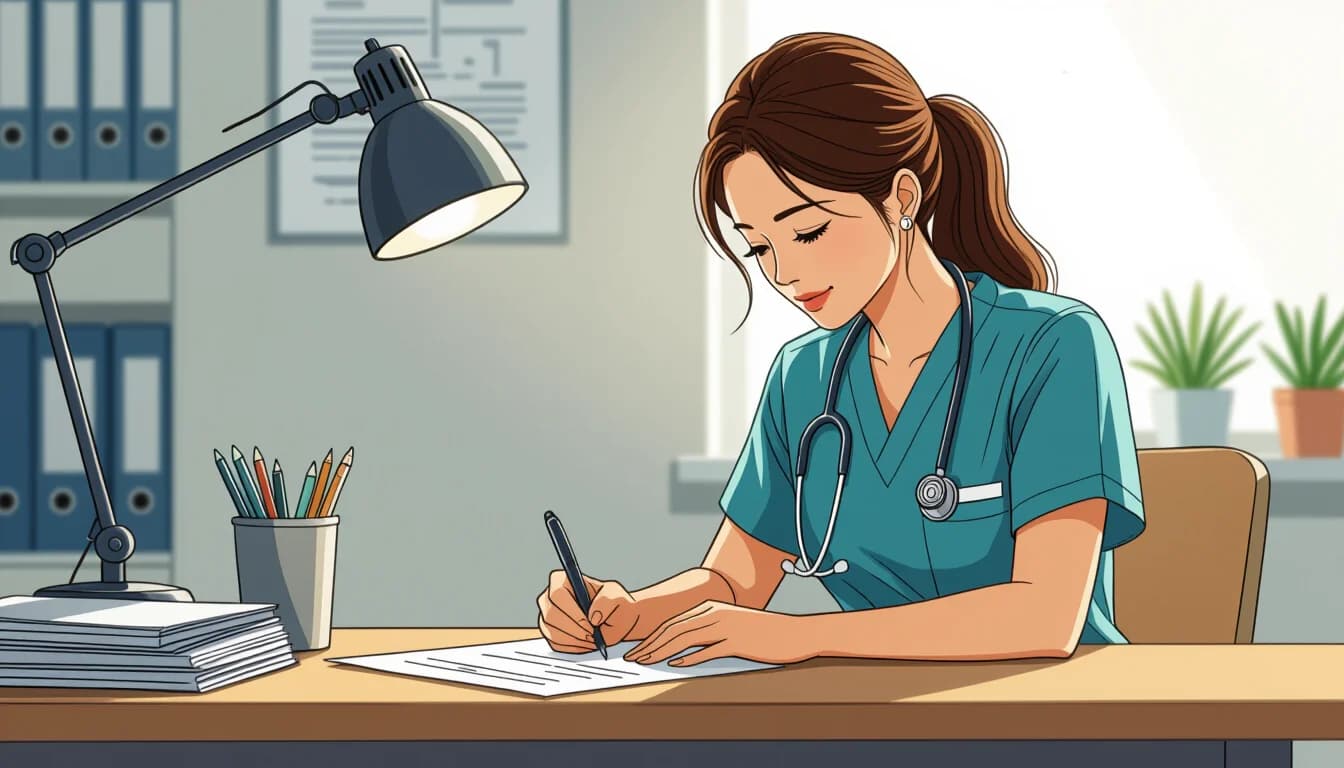 看護師の履歴書の書き方【項目別に解説】 - illustration for 看護師の履歴書・職務経歴書の書き方【例文付き】