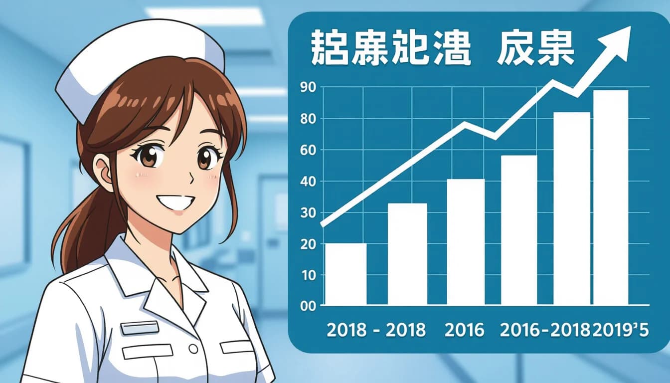 方法1：高年収の職場への転職 - illustration for 看護師の年収を上げる5つの方法【転職・副業・資格】