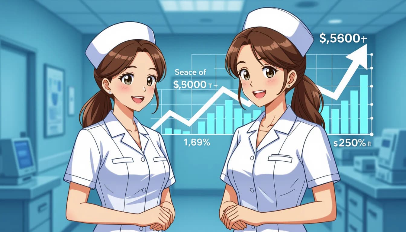 方法2：副業・単発バイトで収入をプラス - illustration for 看護師の年収を上げる5つの方法【転職・副業・資格】