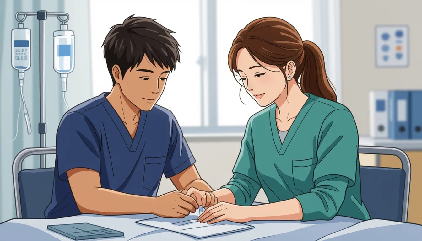 転職活動の進め方・ステップ - illustration for 作業療法士（OT）の転職完全ガイド