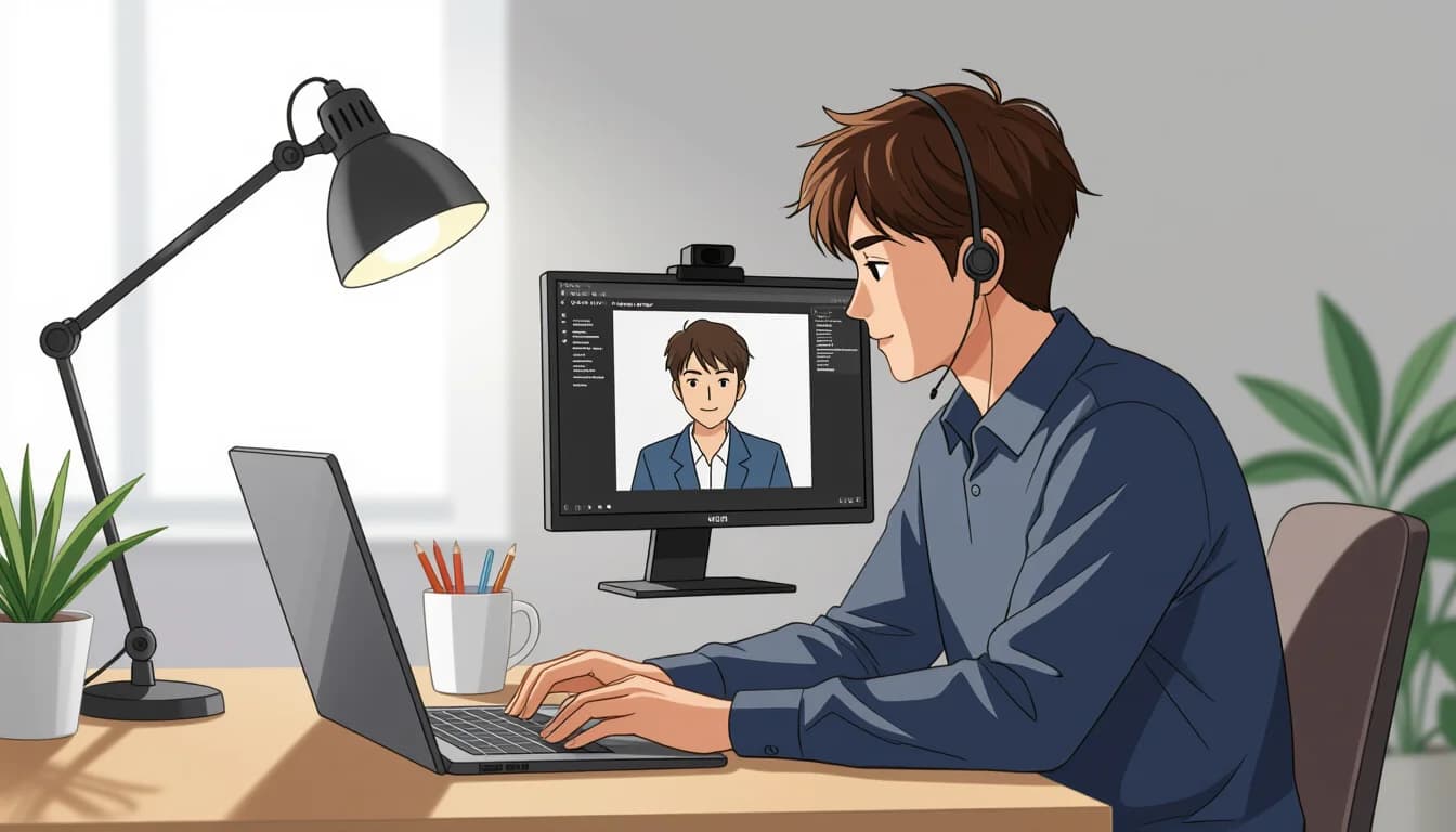 Web面接の現状と特徴：なぜ対策が必要か - illustration for Web面接・オンライン面接の対策と注意点