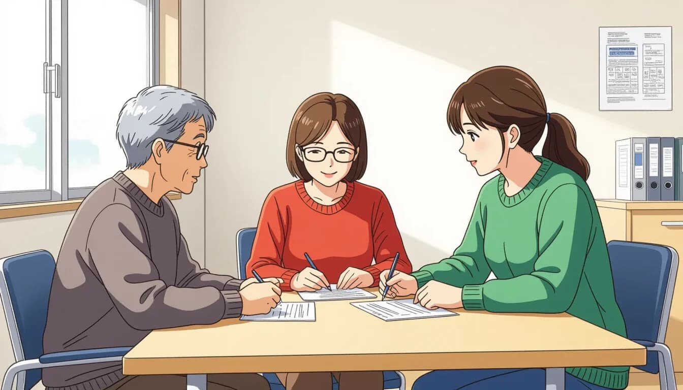 デイサービス・デイケアで働くメリットと注意点 - illustration for 作業療法士のデイサービス・デイケアでの働き方