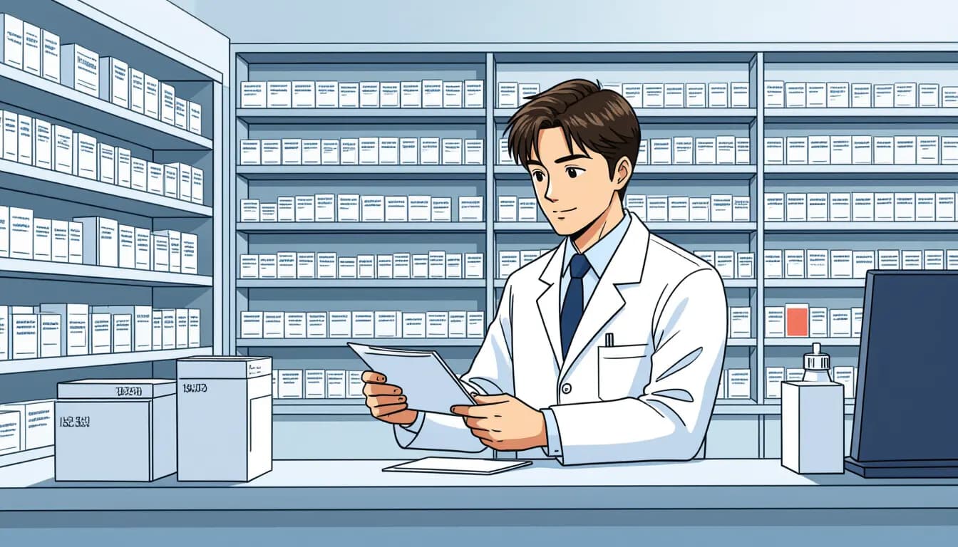 薬剤師の平均年収・給料相場（2024年最新データ） - illustration for 薬剤師の年収・給料相場と年収600万超えの方法