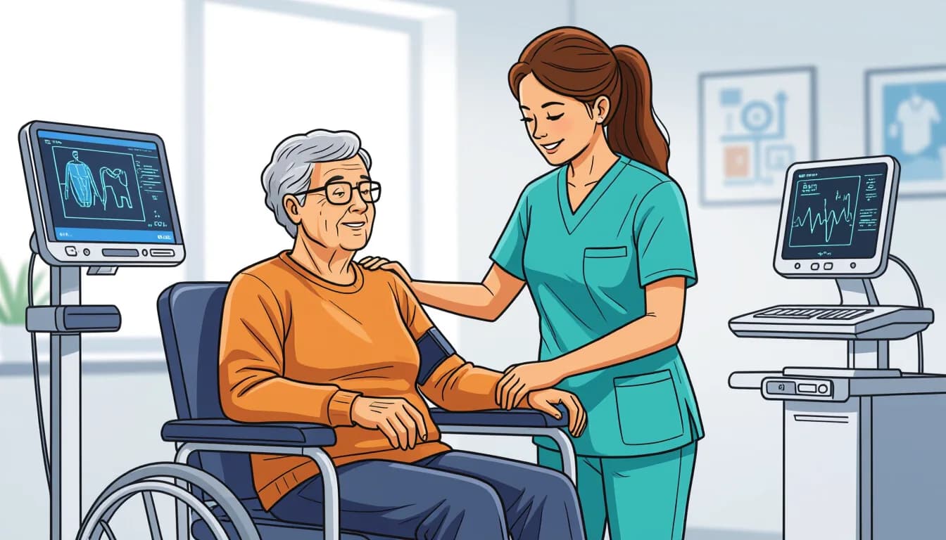 理学療法士のキャリアパスとテクノロジー時代の選択肢 - illustration for 理学療法士の将来性とAI・テクノロジー時代の働き方