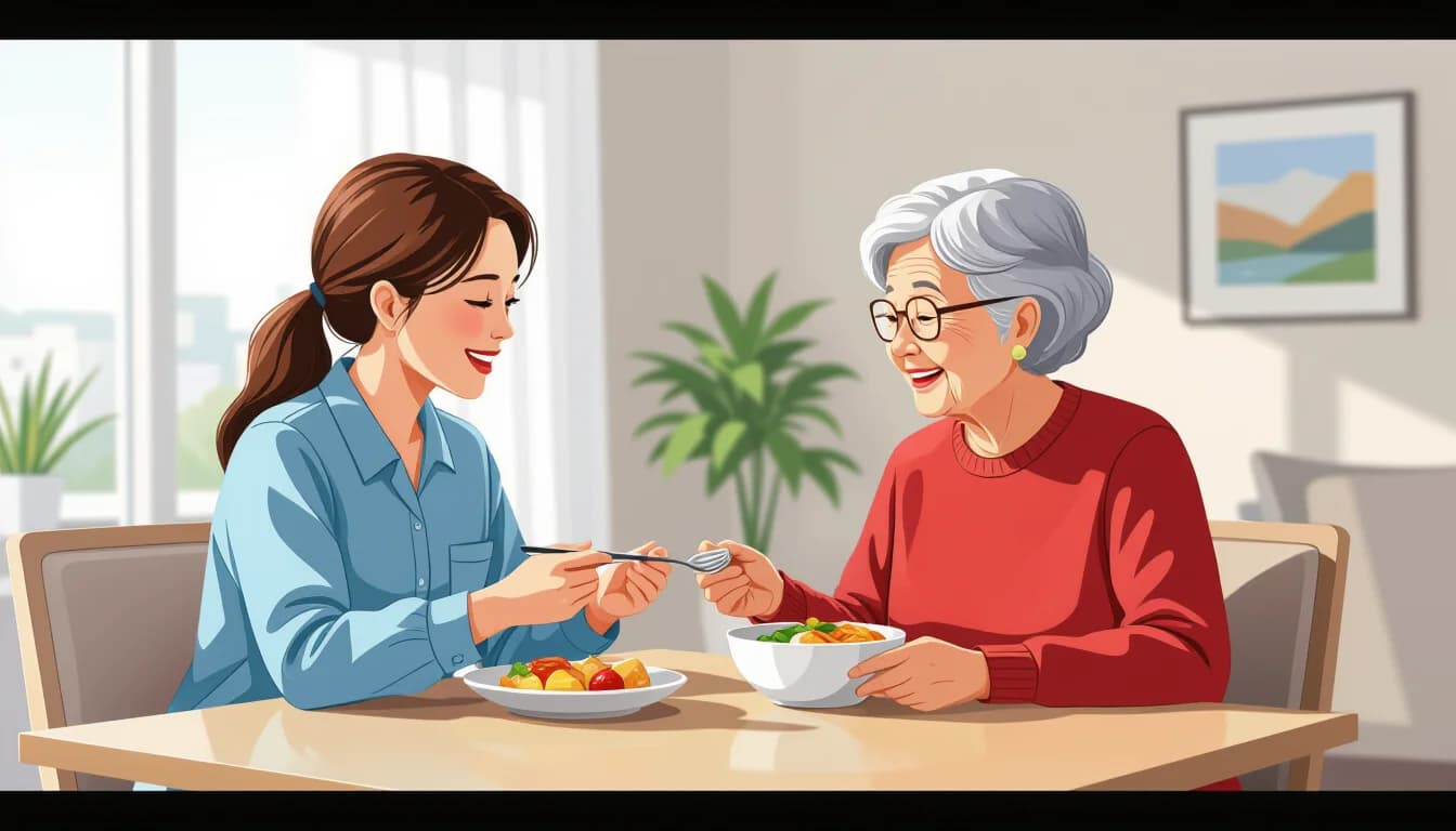 サ高住での仕事内容 - illustration for サービス付き高齢者向け住宅（サ高住）の仕事と転職