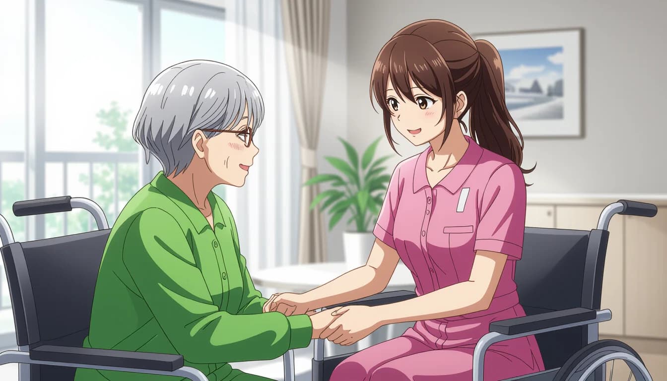 サ高住への転職を成功させるポイント - illustration for サービス付き高齢者向け住宅（サ高住）の仕事と転職