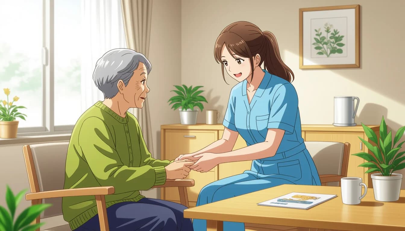 小規模多機能型居宅介護で働くメリット - illustration for 小規模多機能型居宅介護の働き方と特徴