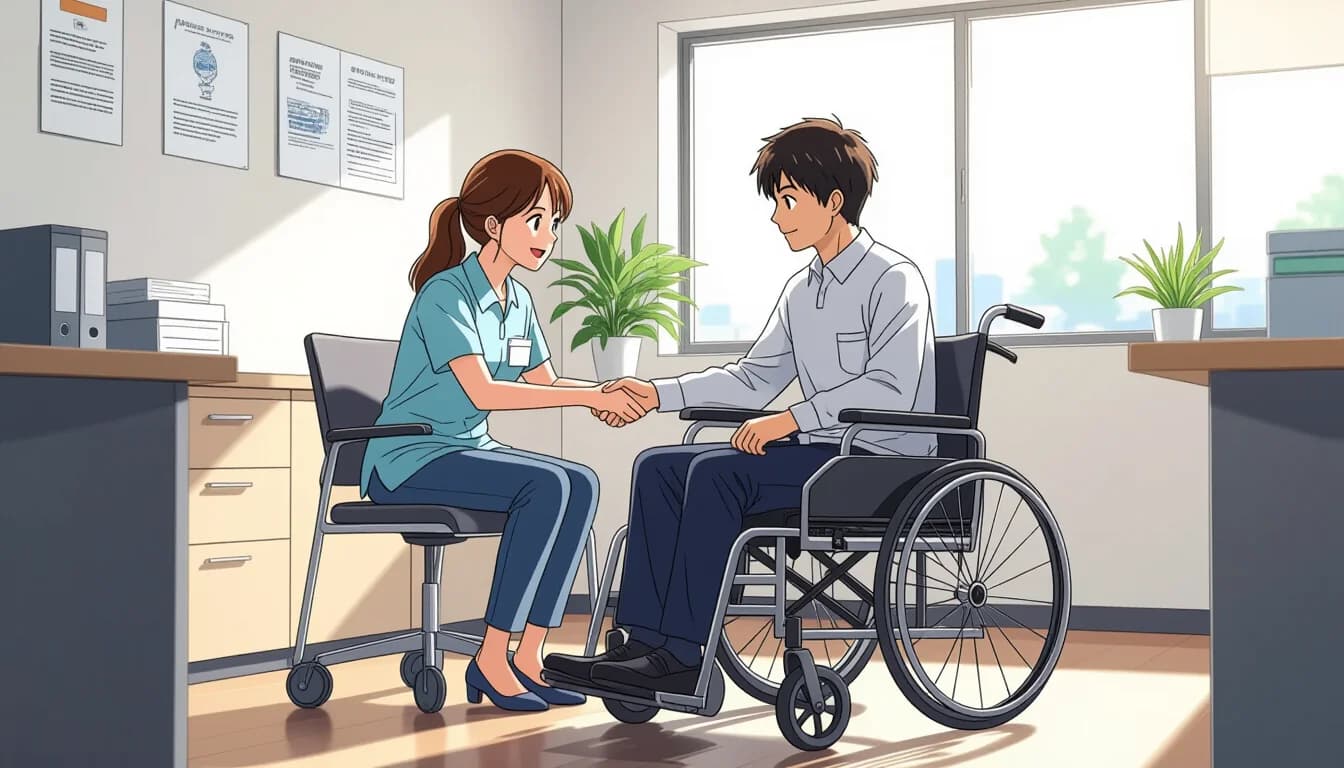 障害福祉分野における社会福祉士の仕事内容 - illustration for 社会福祉士の障害福祉分野での転職と仕事内容