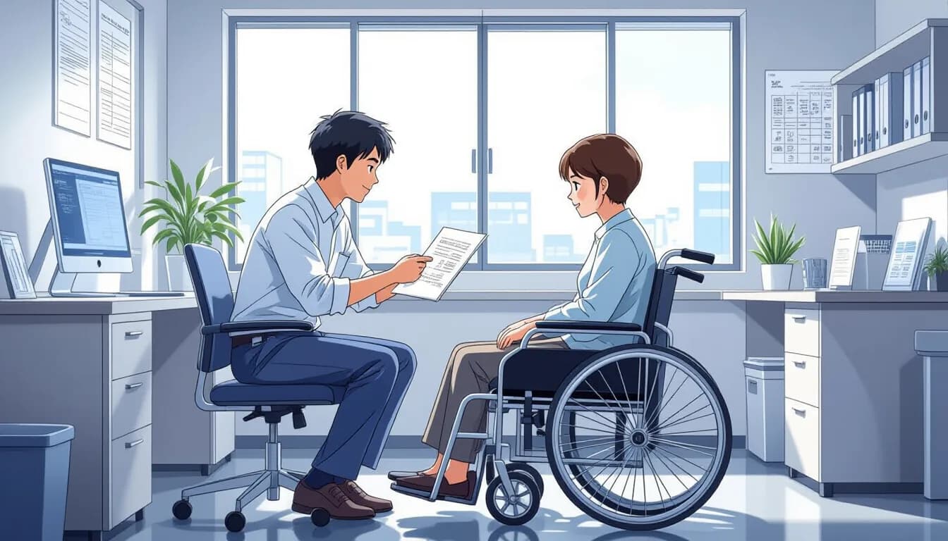 キャリアアップの方法と上位資格 - illustration for 社会福祉士の障害福祉分野での転職と仕事内容