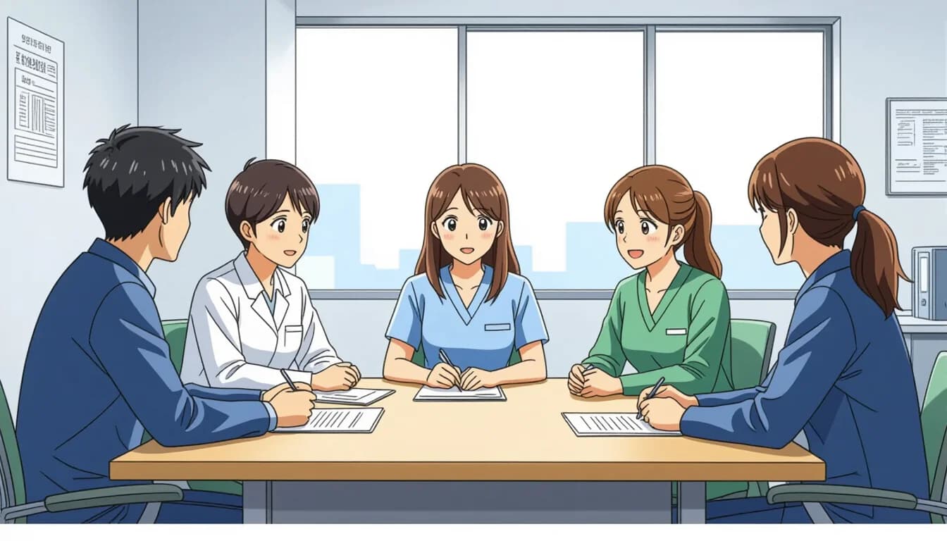 言語聴覚士が管理職になるまでのキャリアステップ - illustration for 言語聴覚士のリハビリ管理職への道