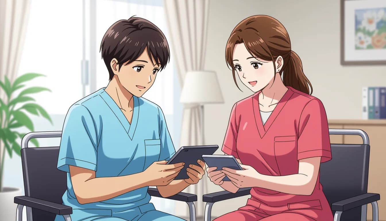 介護DX推進に必要な5つのコアスキル - illustration for 介護DX推進に必要なスキルと学習方法