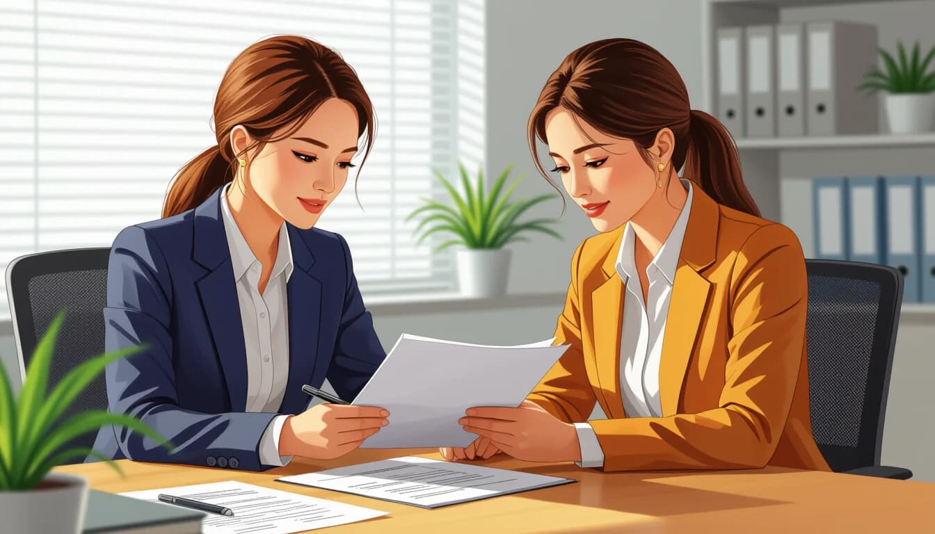 転職活動を進める際の注意点 - illustration for ケアマネジャーが転職を考える理由と判断ポイント