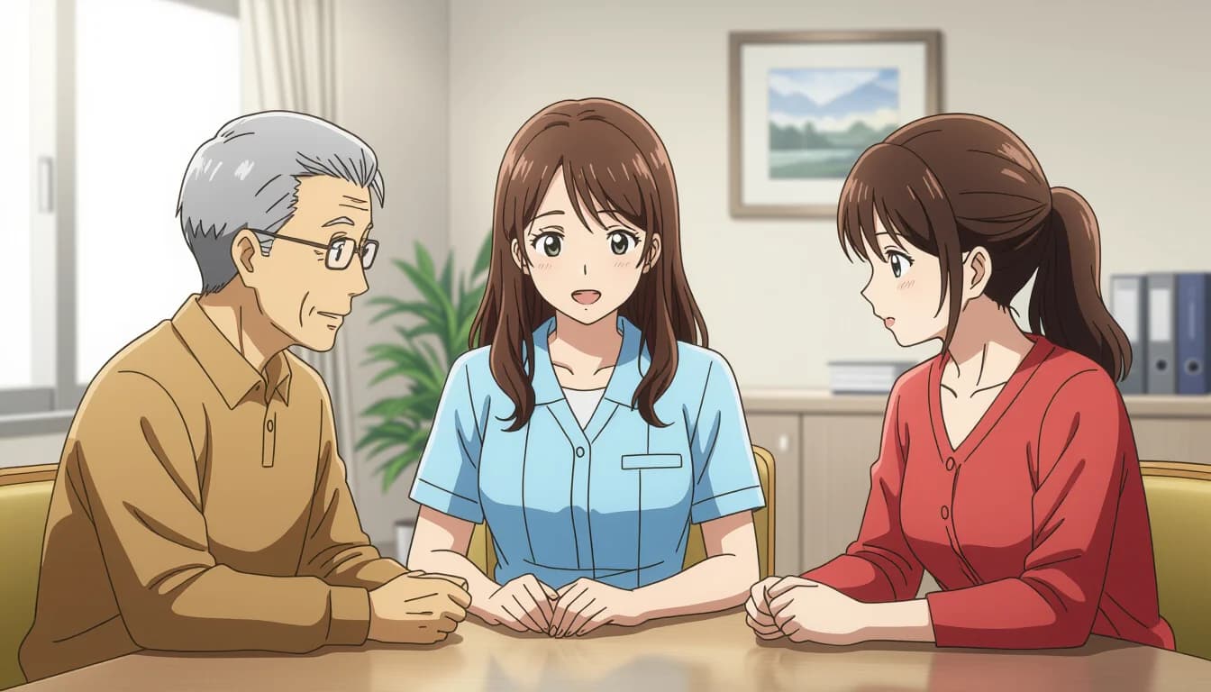 職場内・多職種間での人間関係構築術 - illustration for ケアマネジャーの人間関係とコミュニケーション術