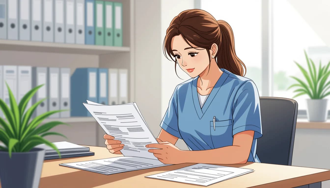 ケアクラーク資格の取得方法 - illustration for 介護事務・ケアクラークの資格と取得方法