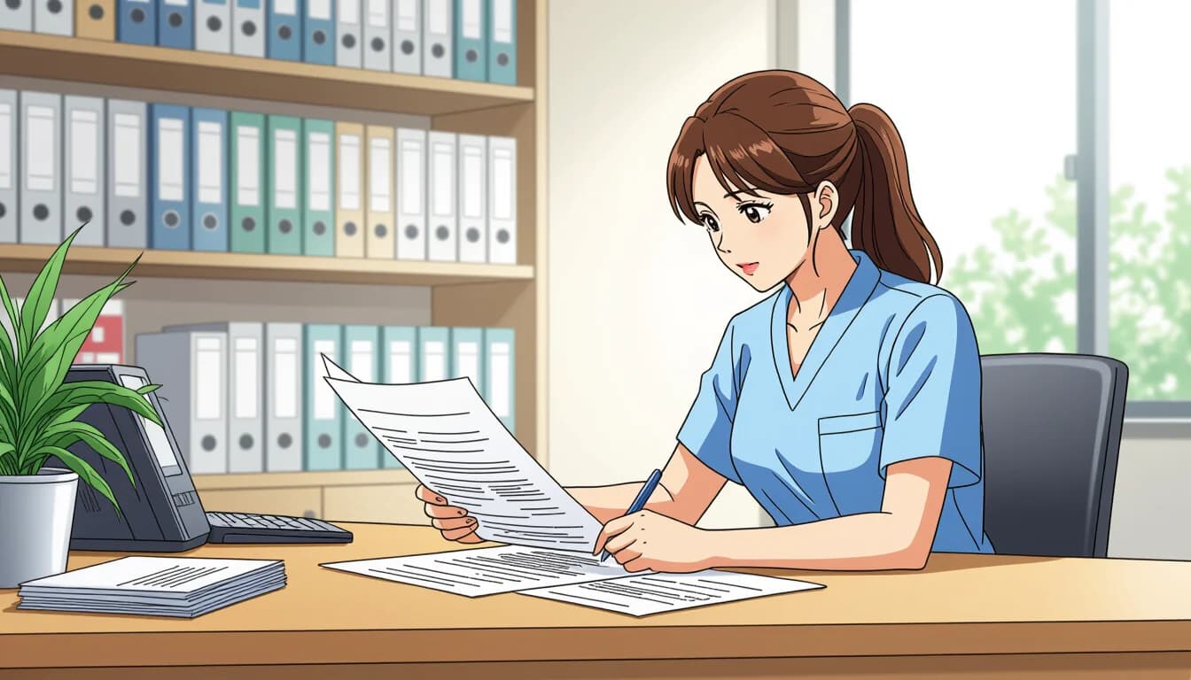 ケアクラークと他の介護事務資格を比較 - illustration for 介護事務・ケアクラークの資格と取得方法