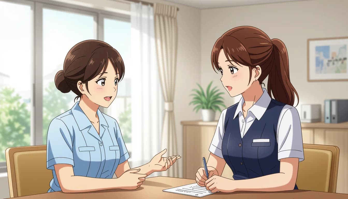 円満退職のコツ5つ - illustration for 介護職の転職理由ランキングと円満退職のコツ