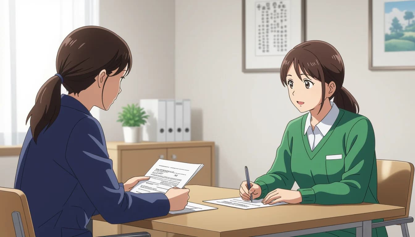 状況別・志望動機の例文集 - illustration for 介護職の面接対策と志望動機の書き方【例文付き】