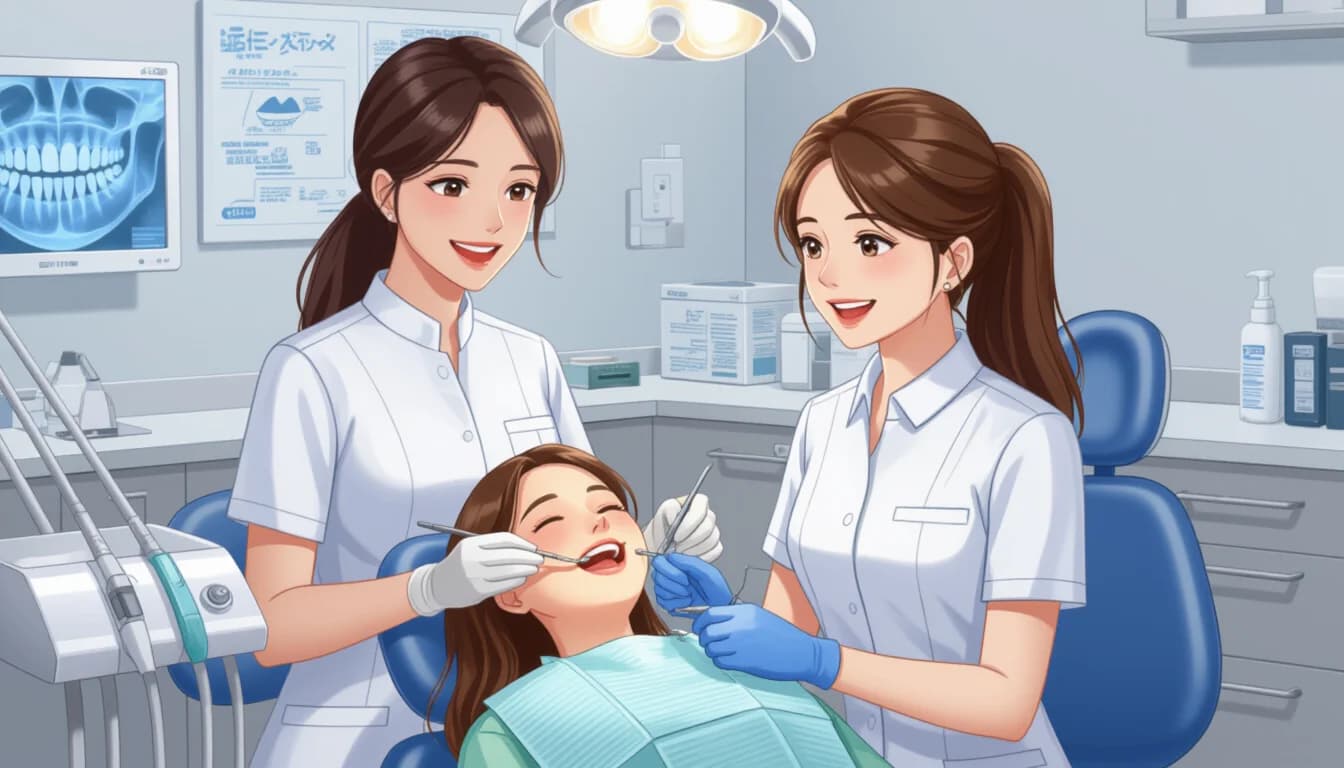 歯科衛生士の転職先と年収比較 - illustration for 歯科衛生士の転職完全ガイド