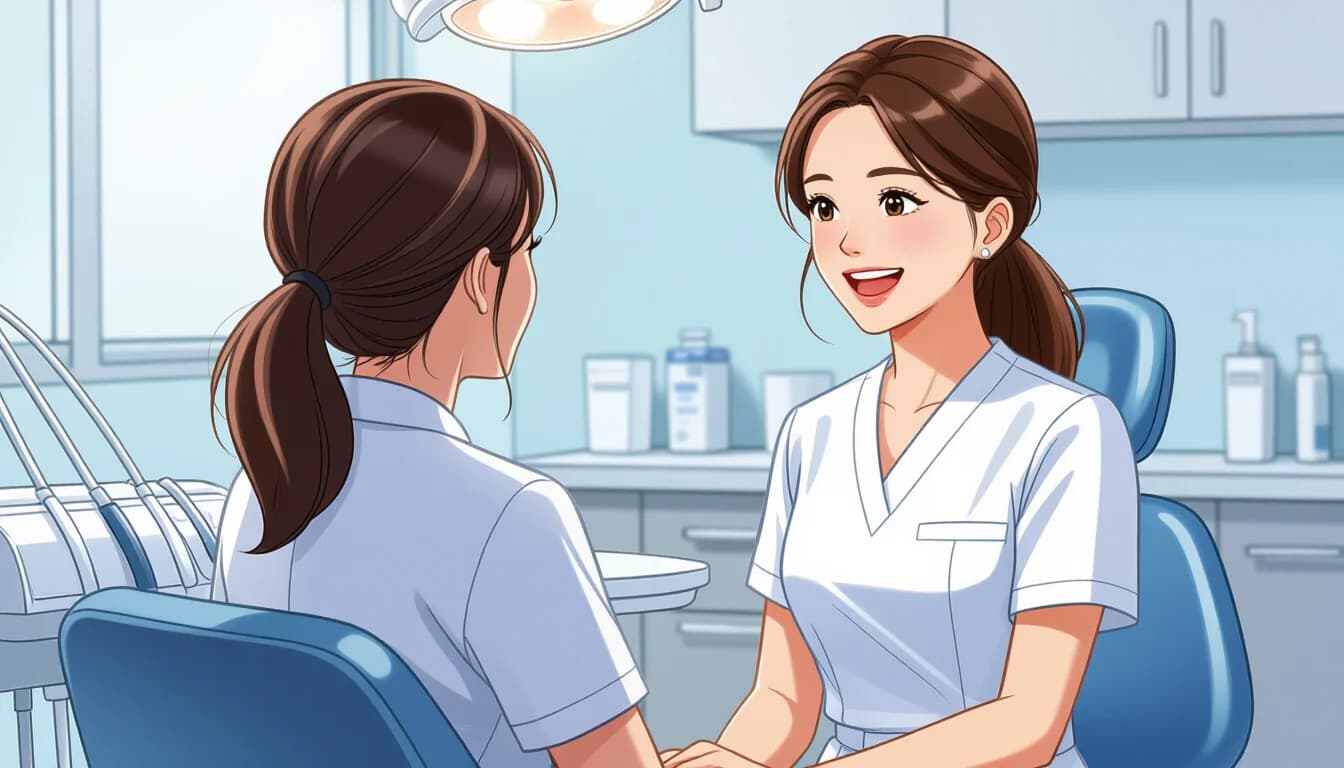 面接で好印象を与えるための身だしなみと態度 - illustration for 歯科衛生士の面接対策【質問例と好印象の回答】