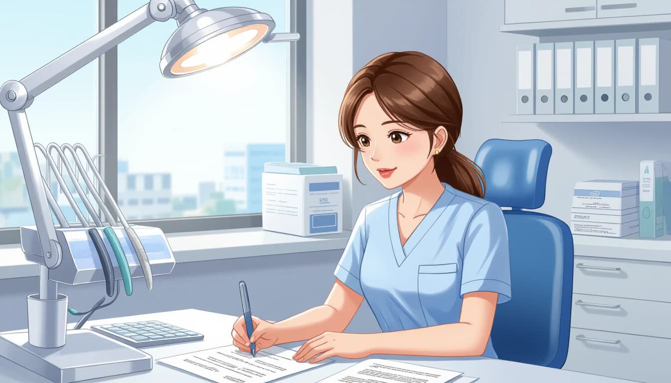 履歴書の基本:歯科衛生士が押さえるべき6つのポイント - illustration for 歯科衛生士の履歴書・職務経歴書の書き方