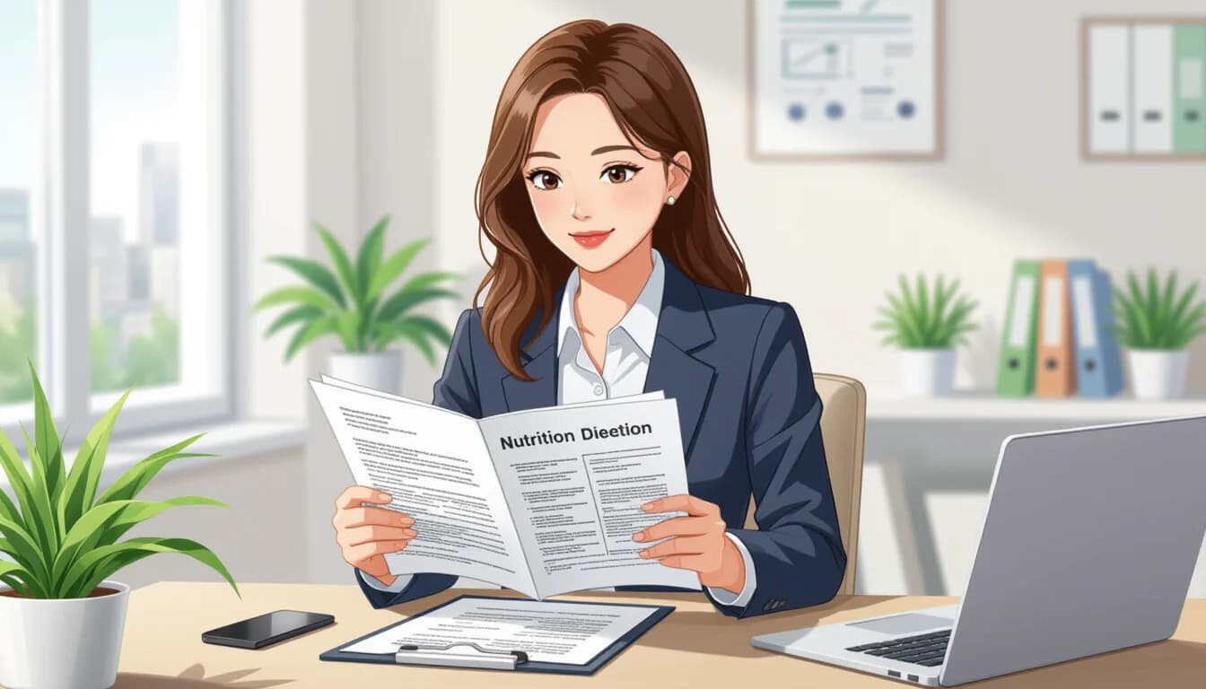 管理栄養士が転職を考える主な理由 - illustration for 管理栄養士が転職を考える理由と成功のポイント