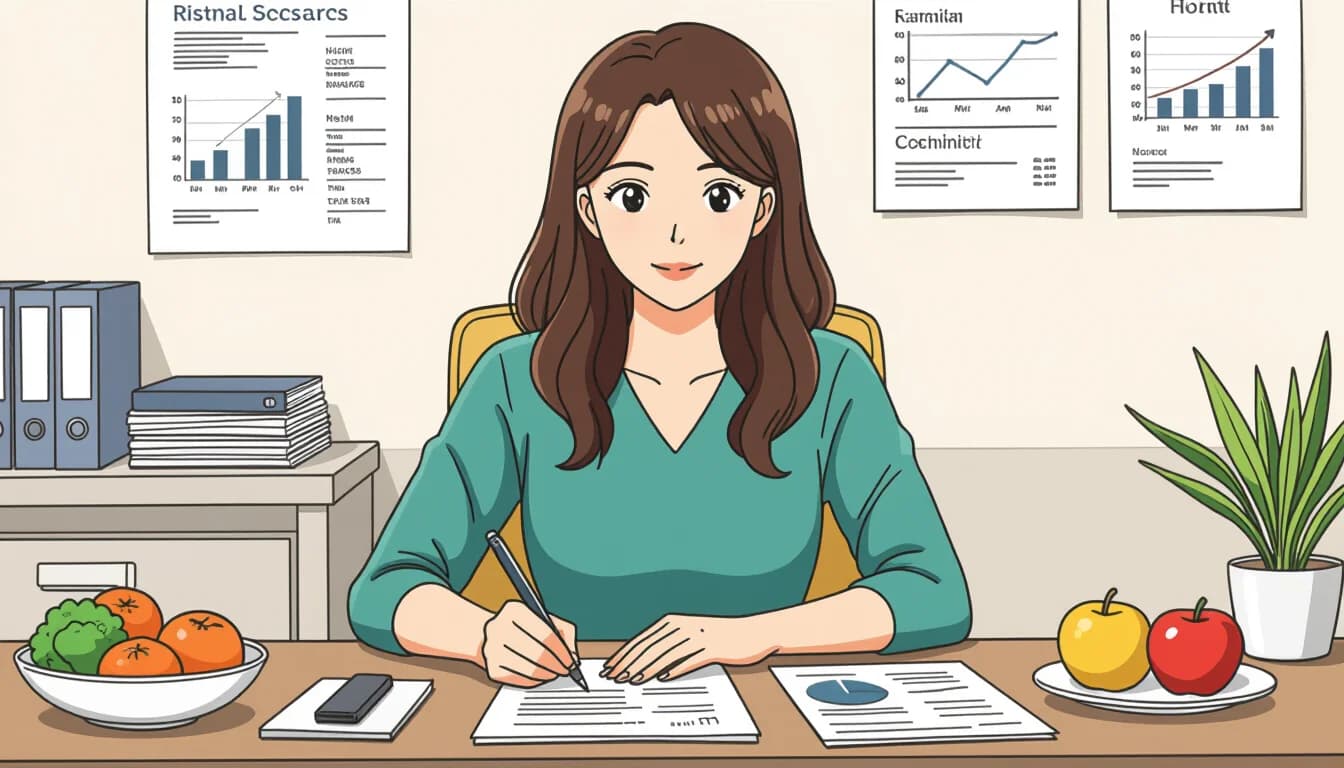 管理栄養士の志望動機の書き方 - illustration for 管理栄養士の履歴書・職務経歴書の書き方