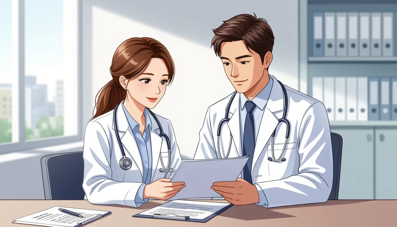 開業医として成功するためのポイントと注意点 - illustration for 勤務医から開業医への転職ガイド【資金・手続き】