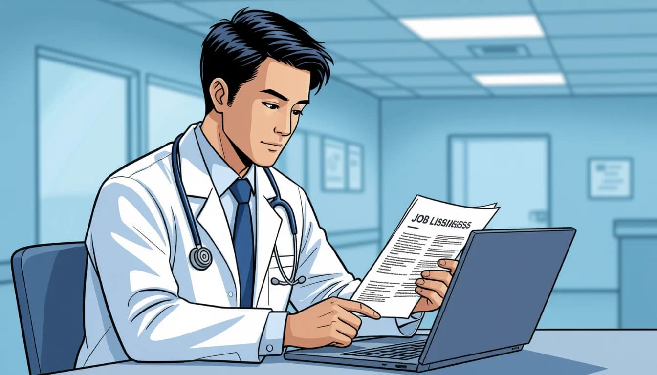 医師が転職エージェントを使う際の注意点 - illustration for 医師専門の転職サイト・エージェント比較