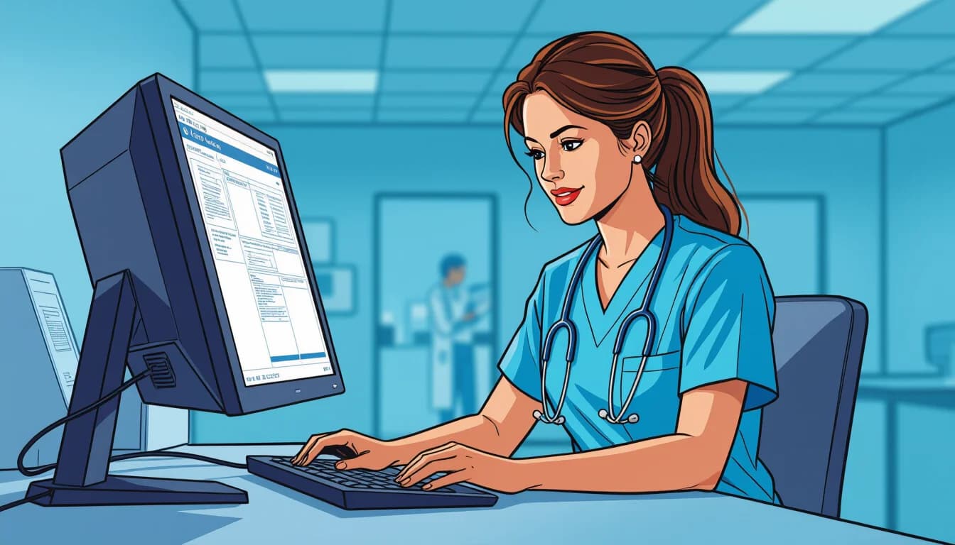 転職で評価される電子カルテ操作スキルとは - illustration for 電子カルテの操作スキルと転職での評価