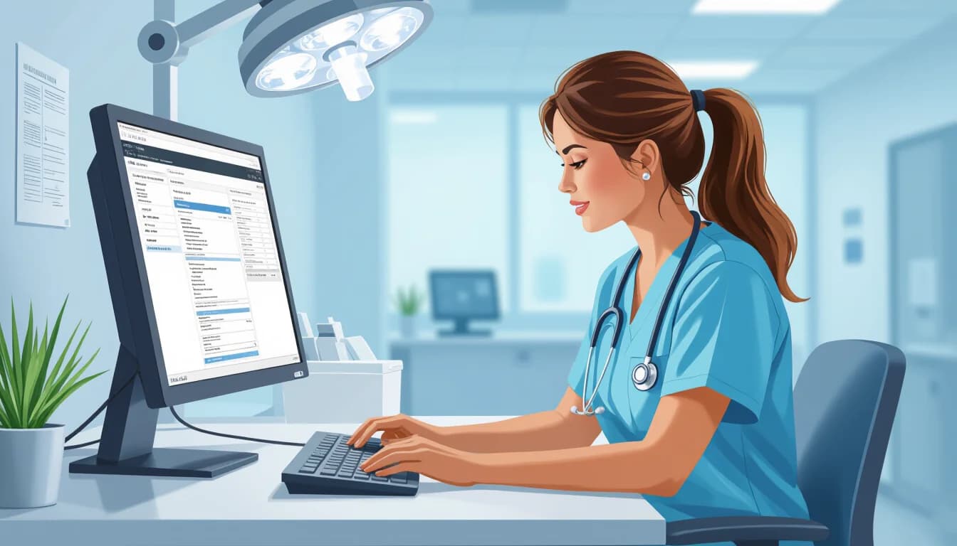 電子カルテスキルを高めるキャリアパス - illustration for 電子カルテの操作スキルと転職での評価