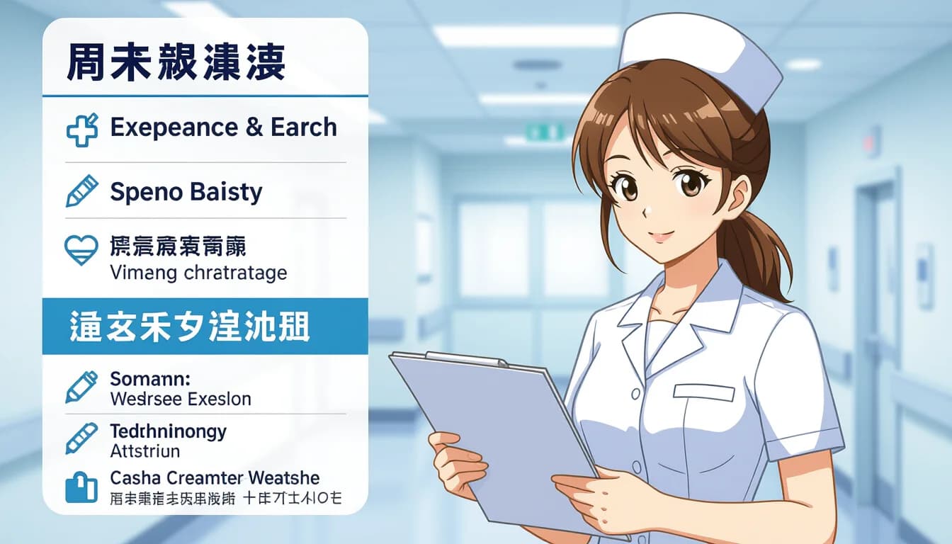 看護管理者になるためのキャリアパス - illustration for 看護師長・看護管理者になるためのキャリアパス