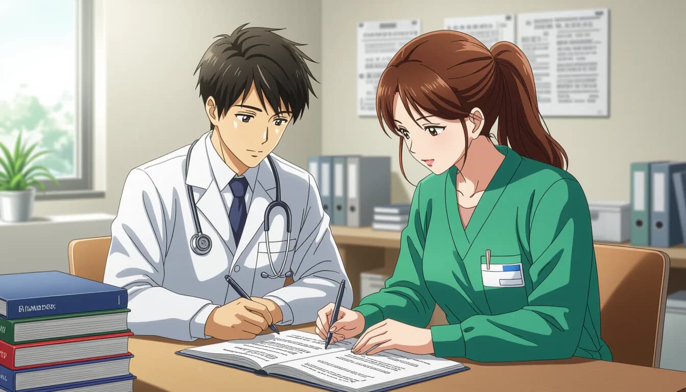 適性検査の種類と特徴 - illustration for 医療・介護職の適性検査・筆記試験の対策