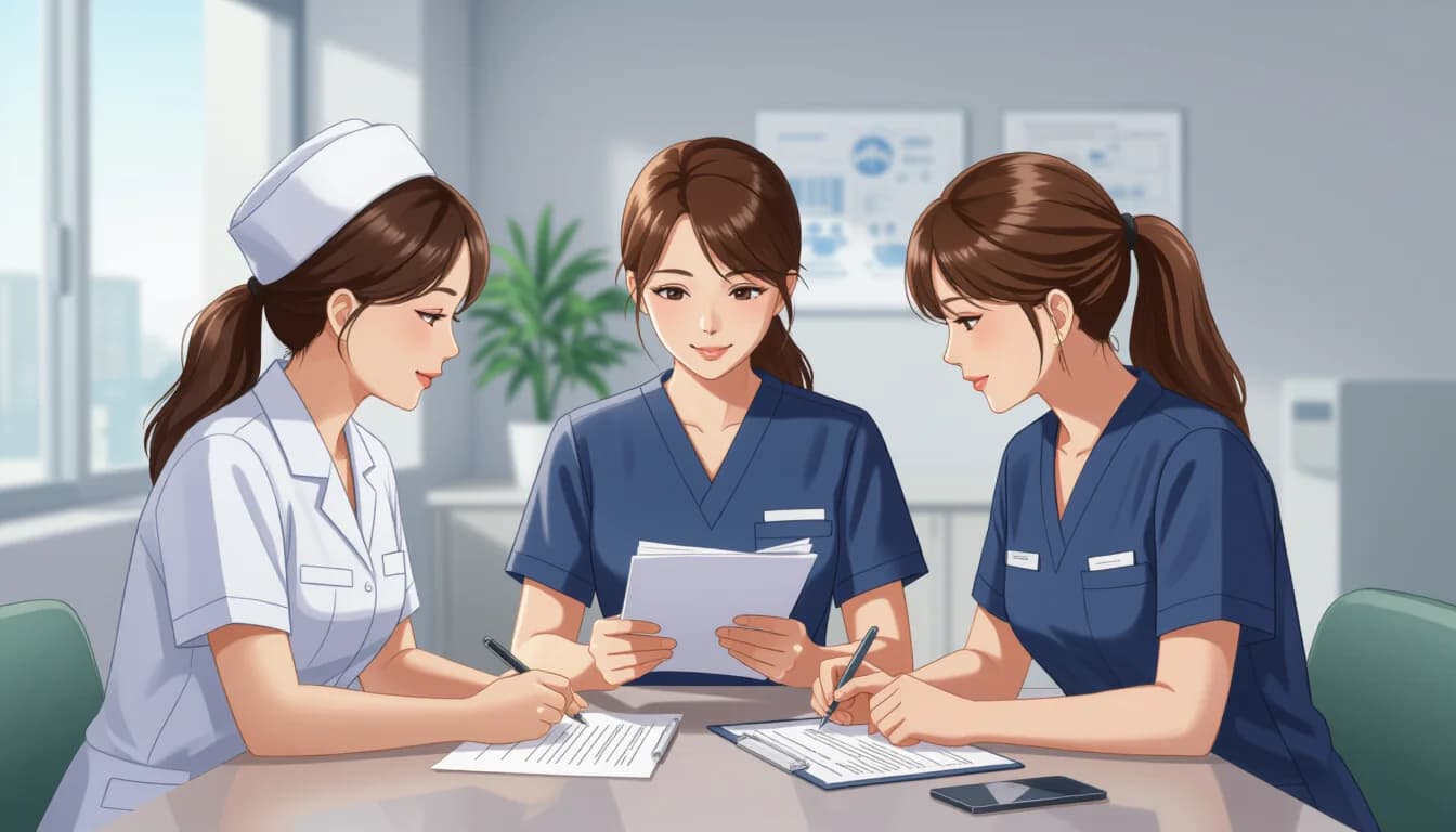 2位:資格取得支援制度 - illustration for 医療・介護職の福利厚生ランキングと重視すべきポイント