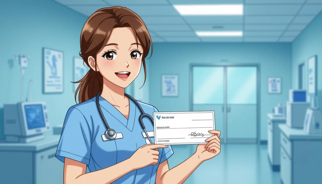 医療・介護職のボーナス相場【職種別データ】 - illustration for 医療・介護職のボーナス・賞与の相場と交渉術