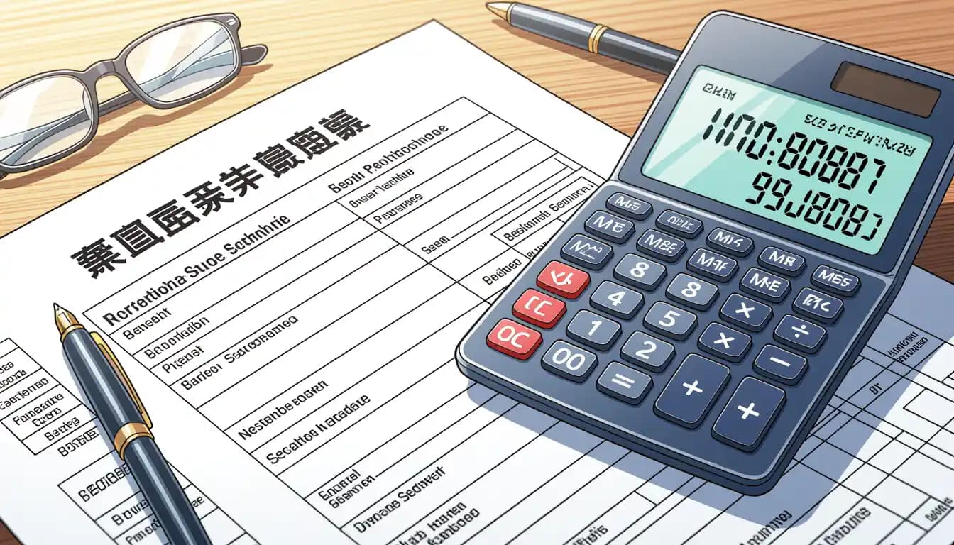 確定申告の実務:よくある間違いと注意点 - illustration for 医療・介護事業の確定申告と節税対策ガイド