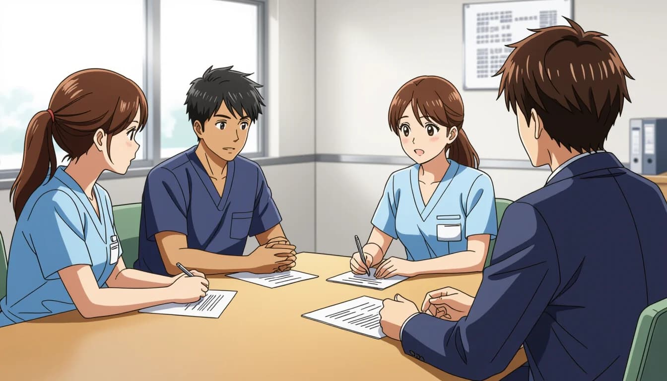 ハラスメントを受けたときにまずすべき5つのこと - illustration for 医療・介護職のハラスメント対策と相談窓口