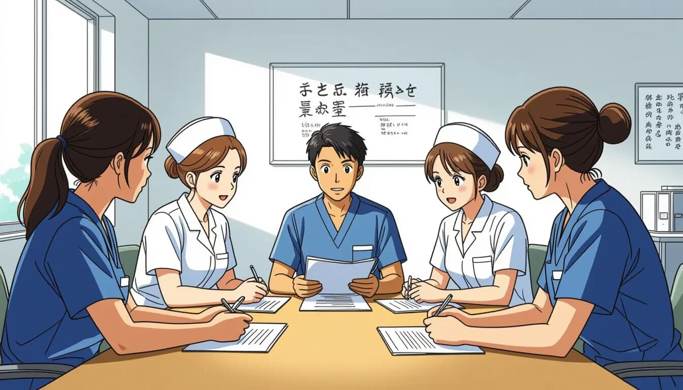 医療・介護職が直面する主な労働問題 - illustration for 医療・介護職の労働組合と権利を守る方法