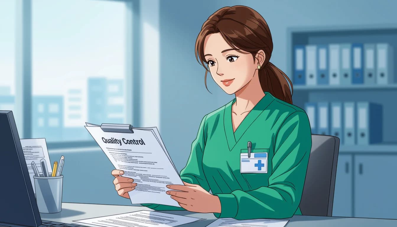 質管理・安全管理者のキャリアパスと年収 - illustration for 医療・介護の質管理・安全管理者のキャリア