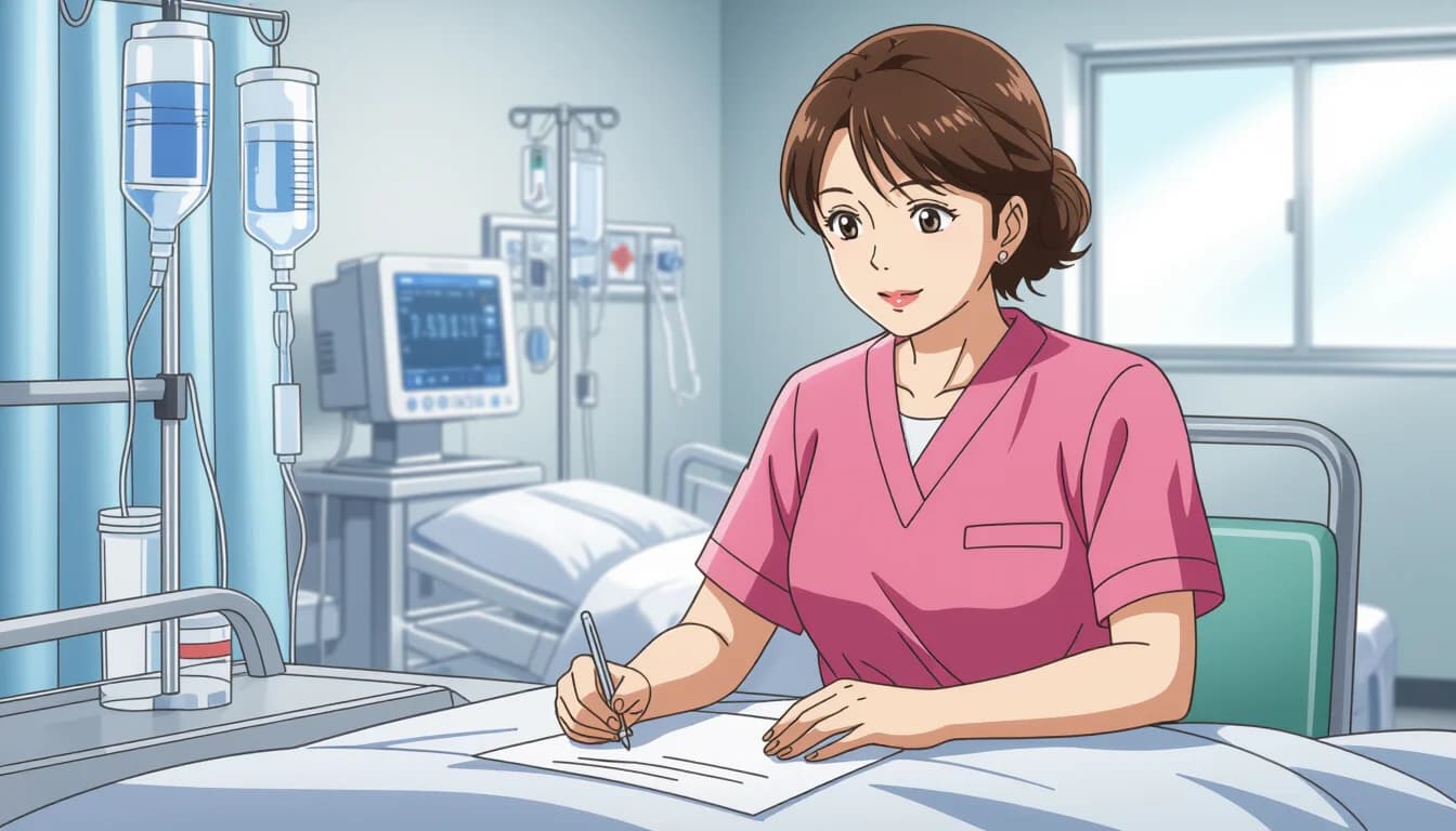 60代の医療・介護職の給与と待遇 - illustration for 医療・介護職の定年後再雇用と60代の働き方