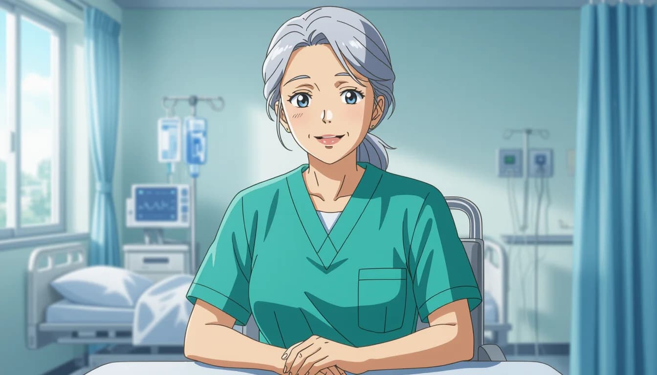 職場選びの成功ポイント - illustration for 医療・介護職の定年後再雇用と60代の働き方